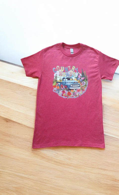 "Country Road's" short-sleeved T-shirt