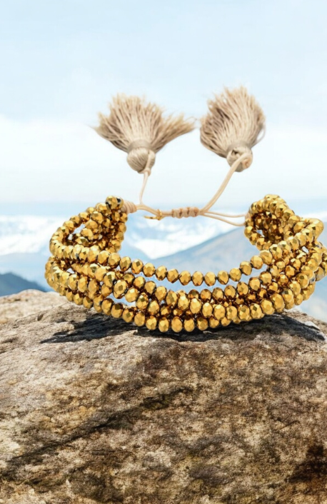 Brazalete Ajustable Dorado