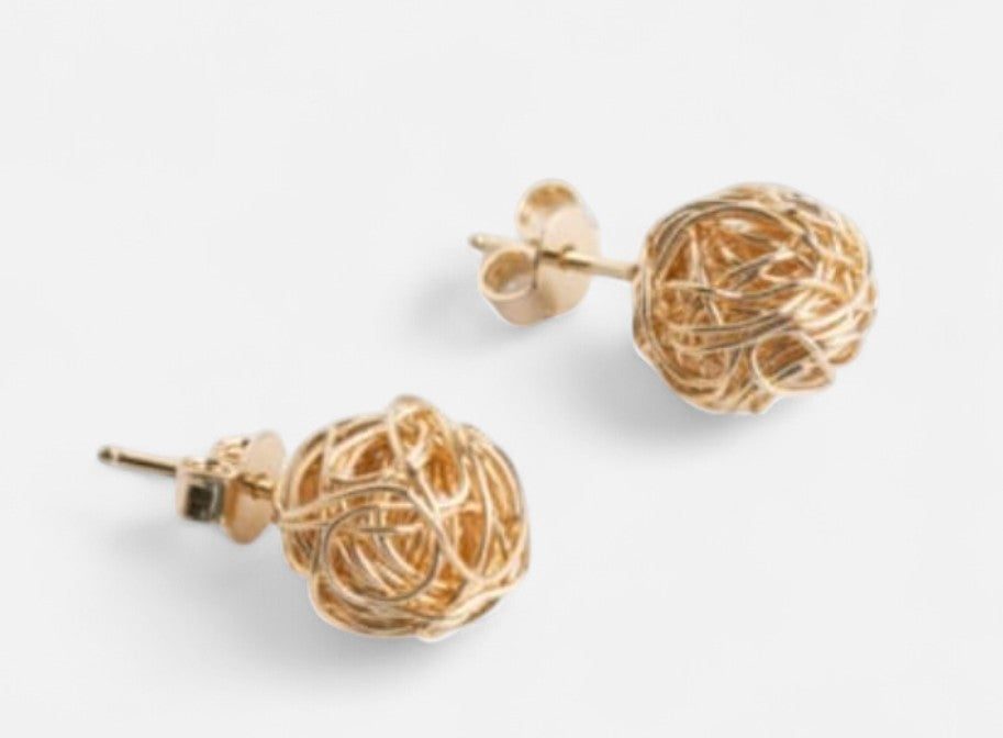 Golden Nest Earrings