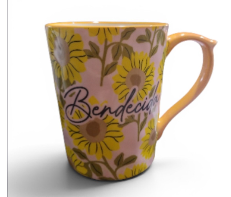 Tazas de té con mensaje Bíblico azul