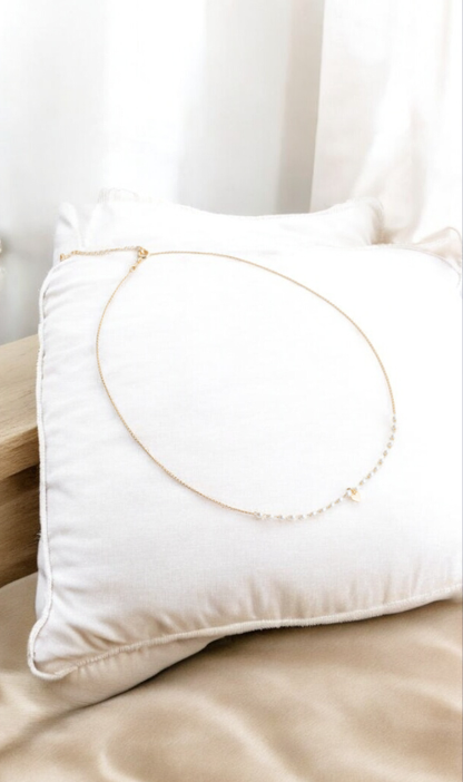 Golden heart necklace