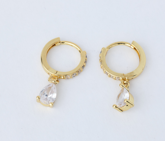 Aretes gota Dorada 💧