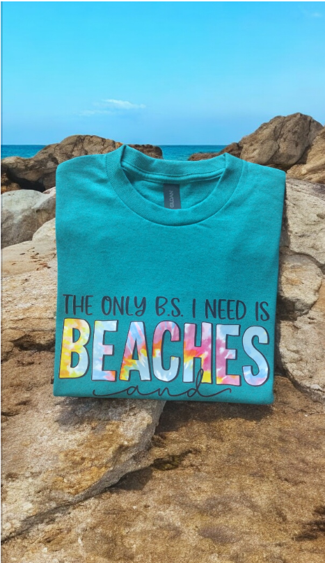 Beaches and Sunshine short-sleeved T-shirt