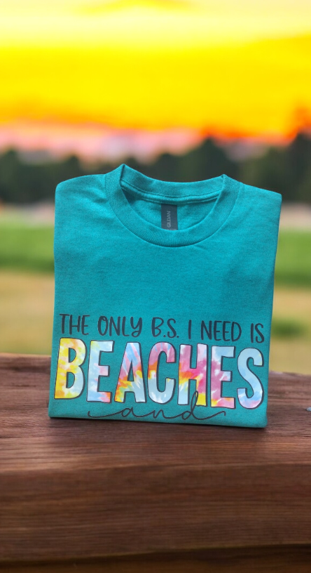 Beaches and Sunshine short-sleeved T-shirt