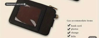 Llavero tarjetero en forma de pulsera en negro