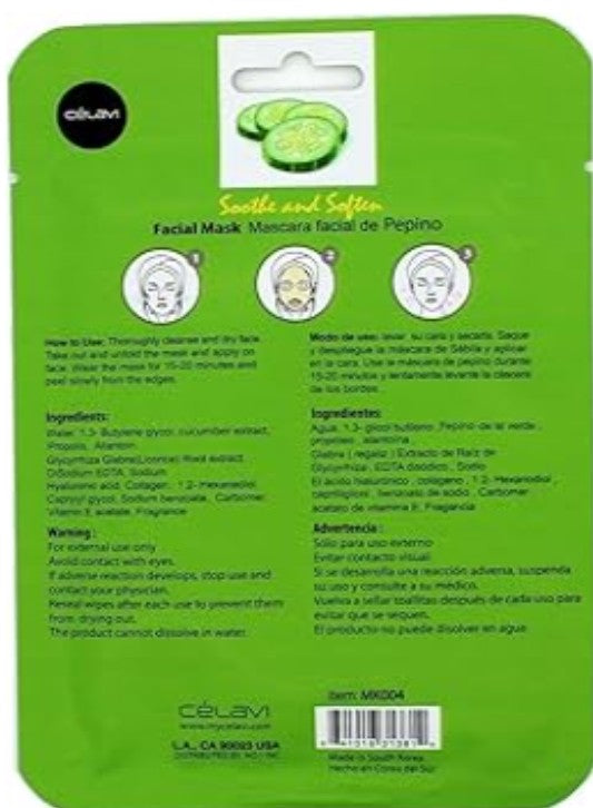 Celavi Cucumber Mascarillas
