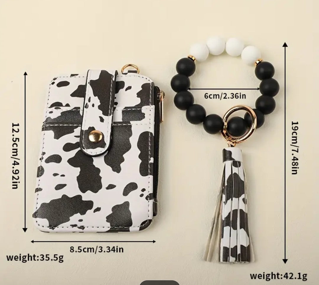 Llavero en Forma de Pulsera y Porta Tarjeta