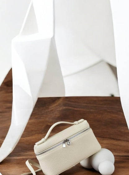 Bolso cruzado Rejolly color crema blanco