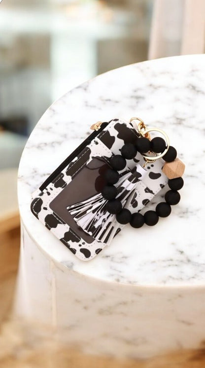 Llavero en Forma de Pulsera y Porta Tarjeta