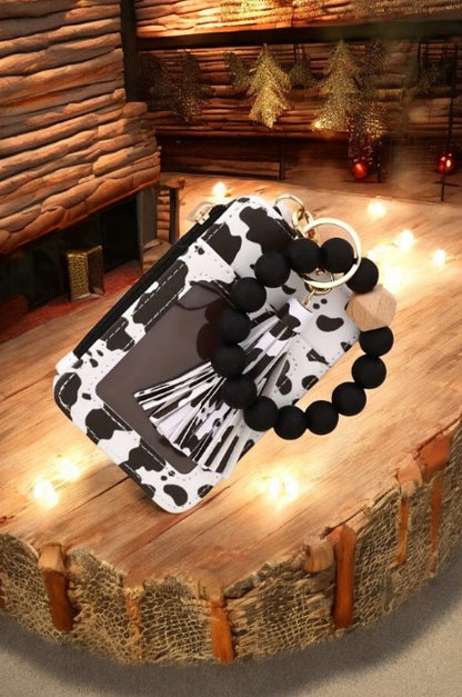 Llavero en Forma de Pulsera y Porta Tarjeta