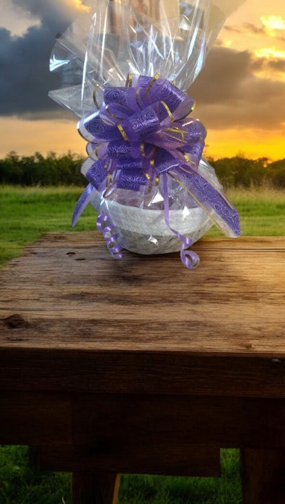 Set de Jabón de lavanda, sal para bañera y vela aromática