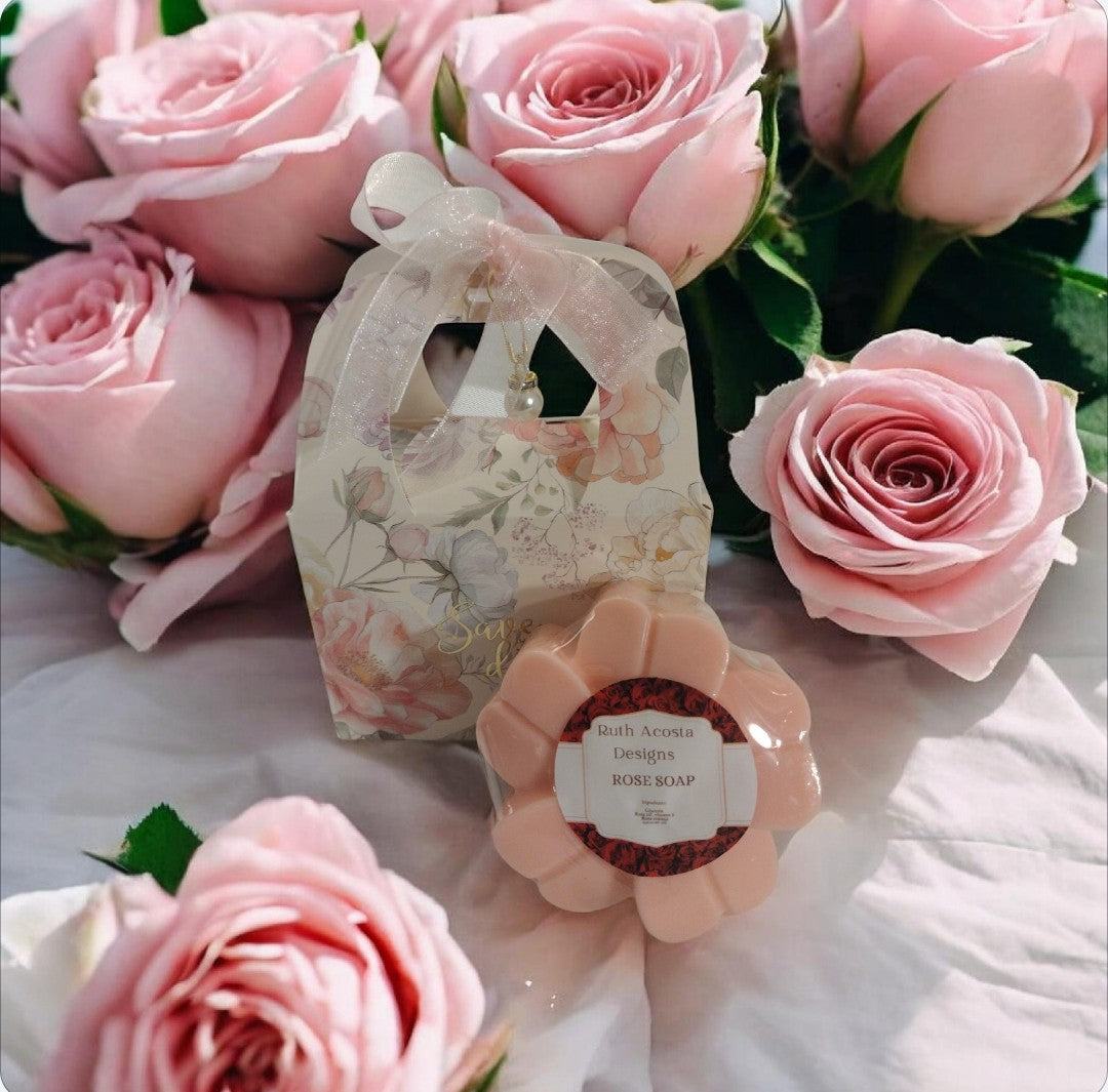 Set de Jabón orgánicos Pétalos de Rosa
