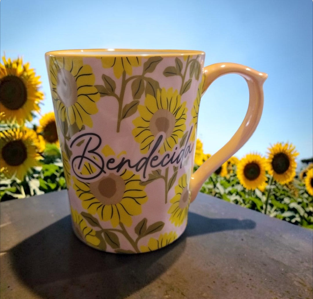 Tazas de té con mensaje Bíblico azul