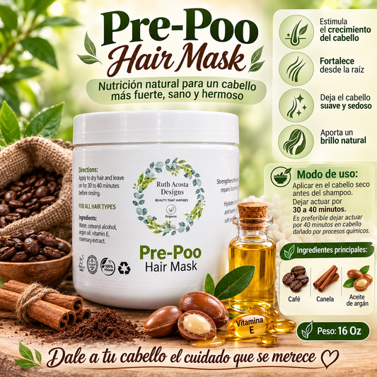 Pre-poo Mascarilla para el cabello