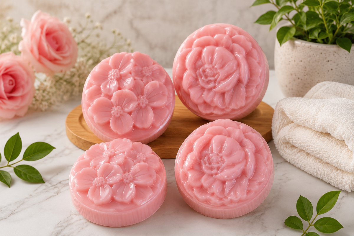Set de Jabón naturales Pétalos de Rosa