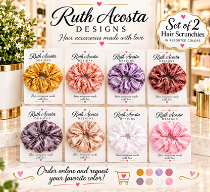 Scrunchies para el cabello